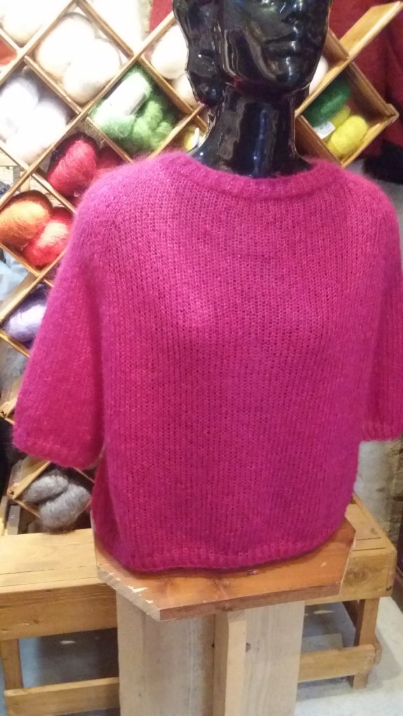 pull kento mohair et soie