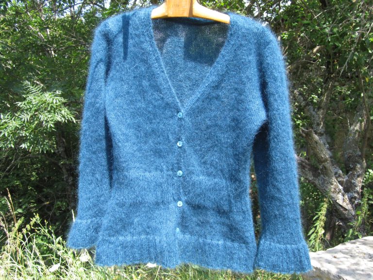 gilet angelique mohair soie