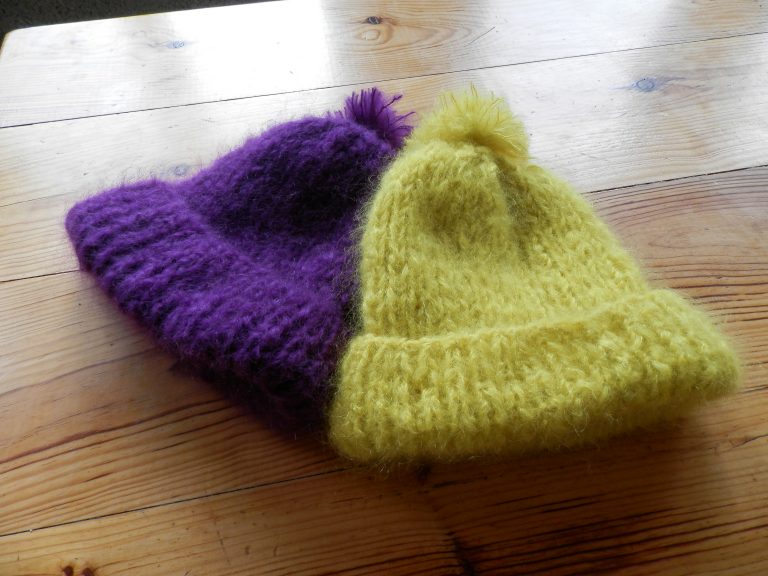 bonnets pur mohair